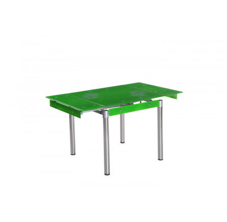 Jídelní stůl GD-082 rozkládací, zelený