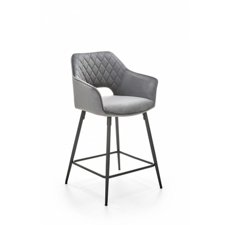 Barová židle H107, šedá