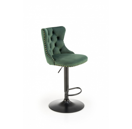 Barová židle H117, Tmavě zelená
