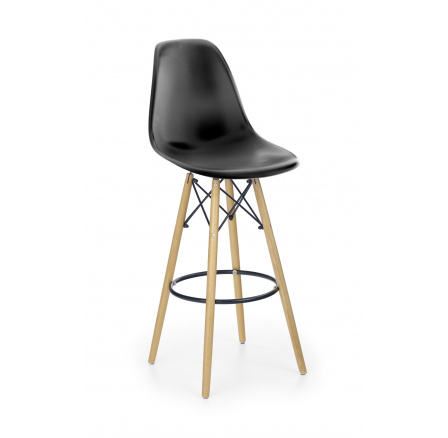 Barová židle H51, černá