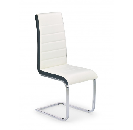 Jídelní židle K132, bílá/černá