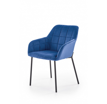Jídelní židle K305, tmavě modrý Velvet