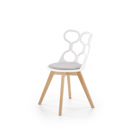 Jídelní židle K308, bílá