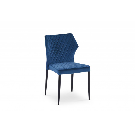 Jídelní židle K331, černá/tmavě modrá