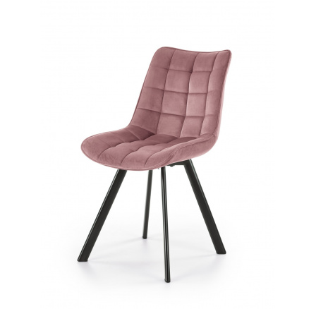 Jídelní židle K332, růžová Velvet 