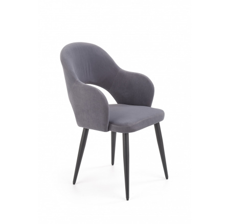 Jídelní židle K364, šedý Velvet