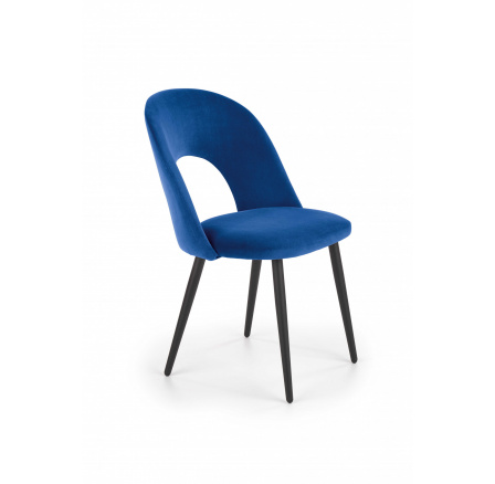 Jídelní židle K384, tmavě modrý Velvet