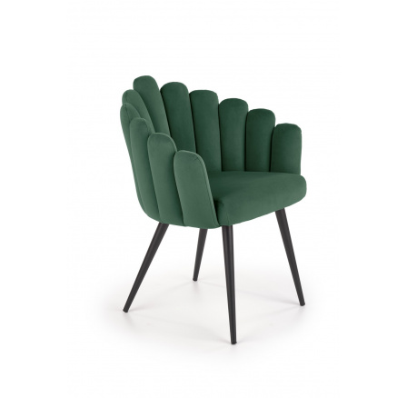 Židle K410, zelený samet 