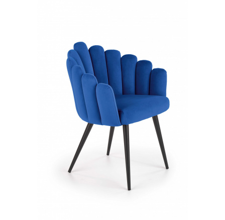 Jídelní židle K410, tmavě modrý Velvet (1ks=1ks)