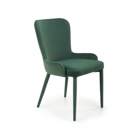 Jídelní židle K425, tmavě zelená 