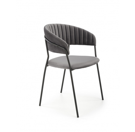 Jídelní židle K426, šedý Velvet