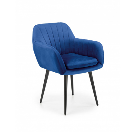 Jídelní židle K429, modrý Velvet