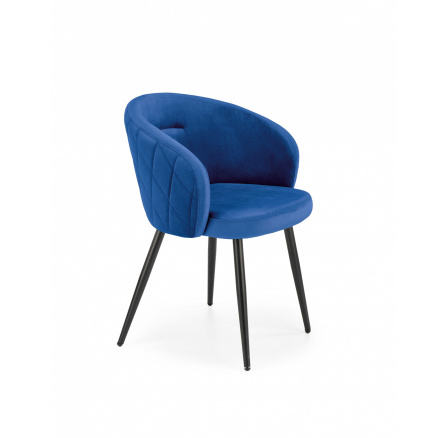 Jídelní židle K430, modrý Velvet