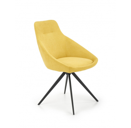 Jídelní židle K431, žlutá
