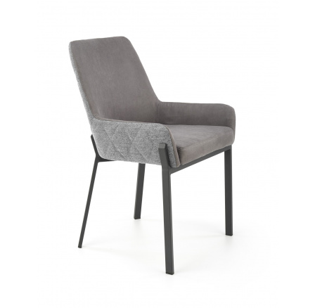 Jídelní židle K439, tmavě šedá