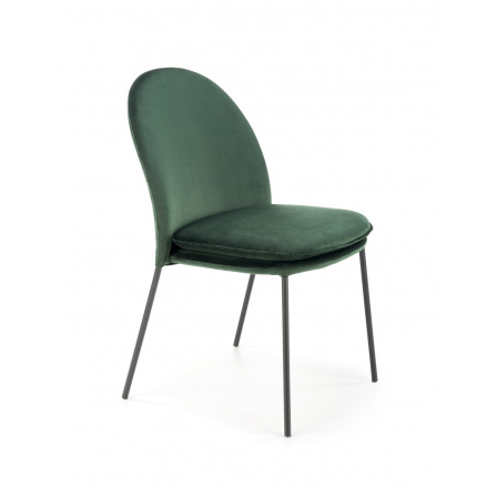 Jídelní židle K443, zelený Velvet