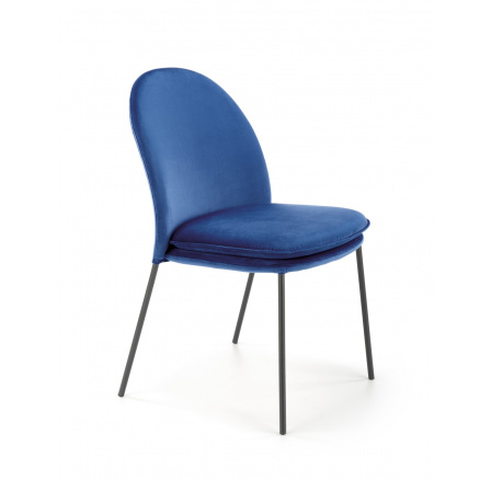 Jídelní židle K443, modrý Velvet