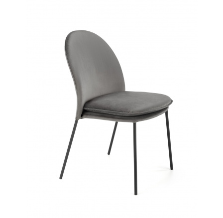 Jídelní židle K443, šedý Velvet
