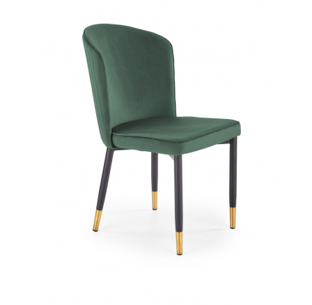 Jídelní židle K446, tmavě zelená