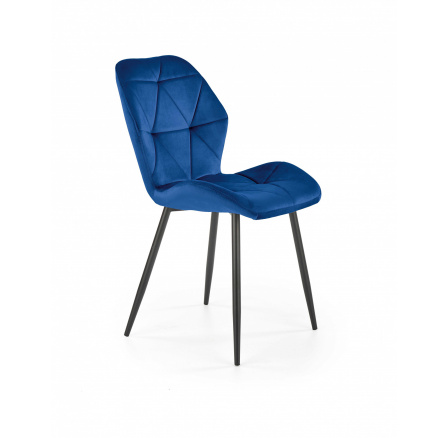 Jídelní židle K453, tmavě modrý Velvet