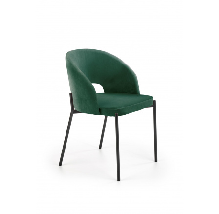 Jídelní židle K455, zelený  Velvet