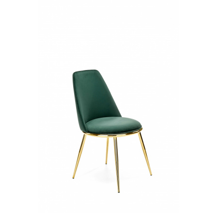 Jídelní židle K460, tmavě zelený Velvet