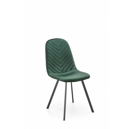 Jídelní židle K462, tmavě zelený Velvet