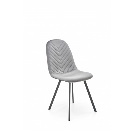 Jídelní židle K462, šedý Velvet 