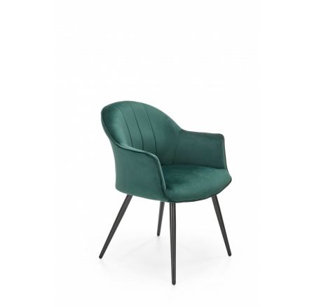 Jídelní židle K468, zelený Velvet