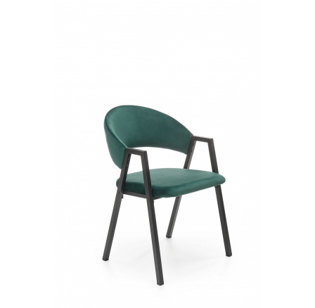 Jídelní židle K473, zelený Velvet