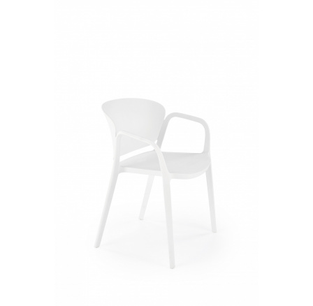 Jídelní židle K491, Bílá