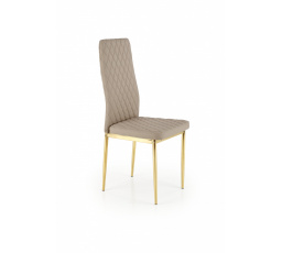 Jídelní židle K501, Cappuccino/Zlatá