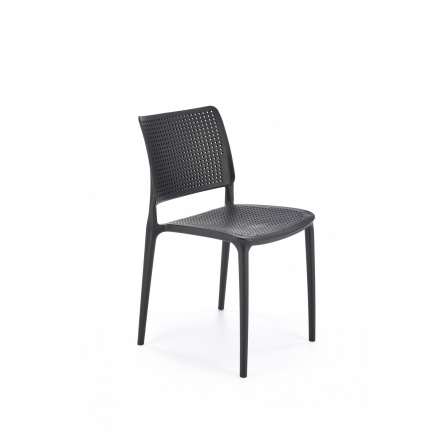Jídelní židle stohovatelná K514, Černá 