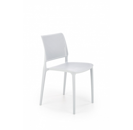 Jídelní židle stohovatelná K514, Světle modrá