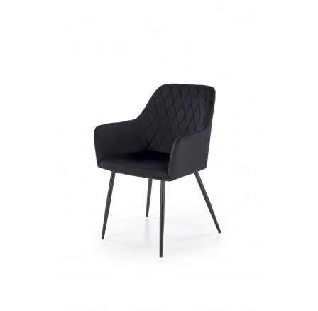 Jídelní židle K558, Černá/Černá