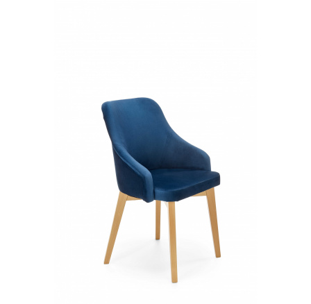 Jídelní židle TOLEDO 2, modrá Velvet