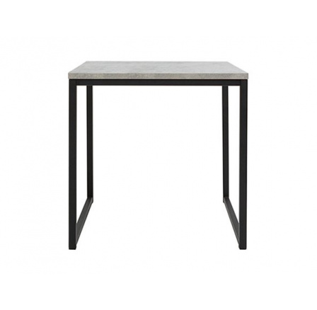Konferenční stůl AROZ LAW/40 beton chicago světle šedý/černý kovový rám