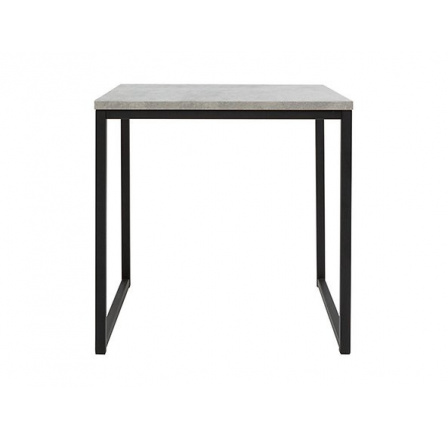 Konferenční stůl stolek AROZ LAW/50 beton chicago světle šedý/černý kovový rám