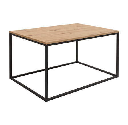 stolek AROZ LAW/100 dub artisan/černý kovový rám