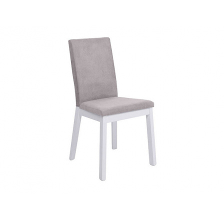 Židle HOLTEN/2, bílá TX098/TK Soro 90 grey