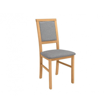 židle ROBI dub přírodní (TX099)/Baku 4 grey