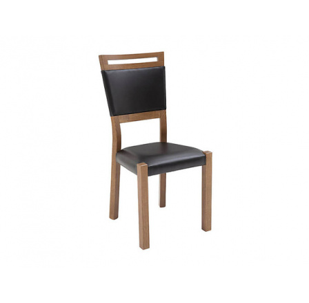 Jídelní židle GENT/2, dub stirling TX100/Sahara 16 black