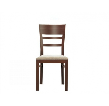 MEZO židle dub wenge bronzový TK 807 (1096 šedá žinylka)***POSLEDNÍ 4 KS - AKČNÍ CENA do vyprodání