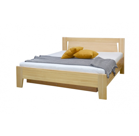 ANGELIKA 2 š. 180  (ANTONIA 2 ) - dřevěná postel masiv BUK s úp a rošty boční výklop kolekce "FN" (K150)