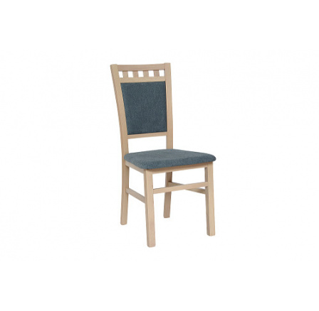 DENIS new (LOTOS) -Jídelní židle - dřevo bukové moření Bardolino(dub sonoma)/ látka Šedá PW 14, kolekce "FN" (K150)