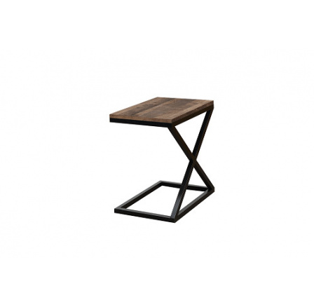 NYX- Odkládací stolek- lamino Dub colonial/ černý kov (NX) kolekce "FN" (K150)