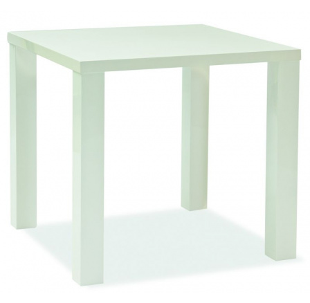 MONTEGO jídelní stůl bílá vysoký lesk  (MONTEGO3H1) MDF/ MDF 80 x 75 x 80 (S)(K150-Z)