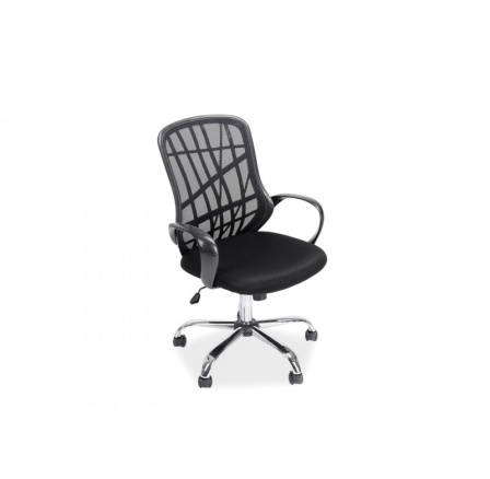 DEXTER - kancelářská židle - černá  (S) (OBRDEXTERCZ) (K150-Z)