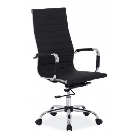 Q-040 - kancelářská židle - eco černá  (S) (OBRQ040C) (K150-Z)
