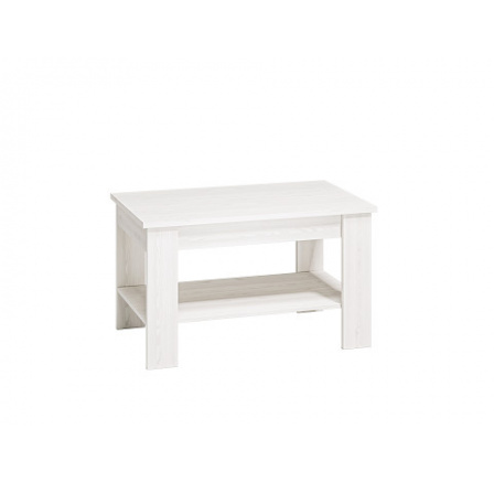 CALCUTTA 13 (CLERMONT 13) - Konferenční stolek, lamino, borovice bílá/barovice bílá MDF (1 balík) (ML) (K150)